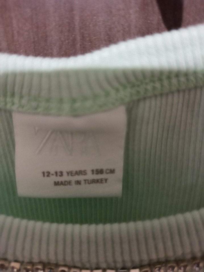 Kız Çocuk Yeşil Triko Atlet - Görsel 2