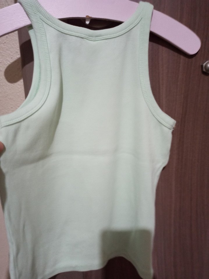 Kız Çocuk Yeşil Triko Atlet - Görsel 3