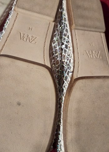 Beyaz İşlemeli Boncuklu  Babet.cok az kullanıldı.saglam.temiz - Görsel 4