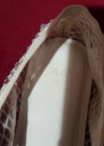 Beyaz İşlemeli Boncuklu  Babet.cok az kullanıldı.saglam.temiz - Görsel 2