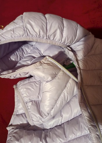 Kapüşonlu Benetton şişme yelek .az kullanılmış.tertemizdir - Görsel 10