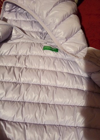 Kapüşonlu Benetton şişme yelek .az kullanılmış.tertemizdir - Görsel 9