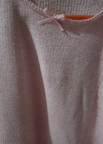 Pembe  çocuk yünlü içlik Uzun Kollu iclik - Görsel 2