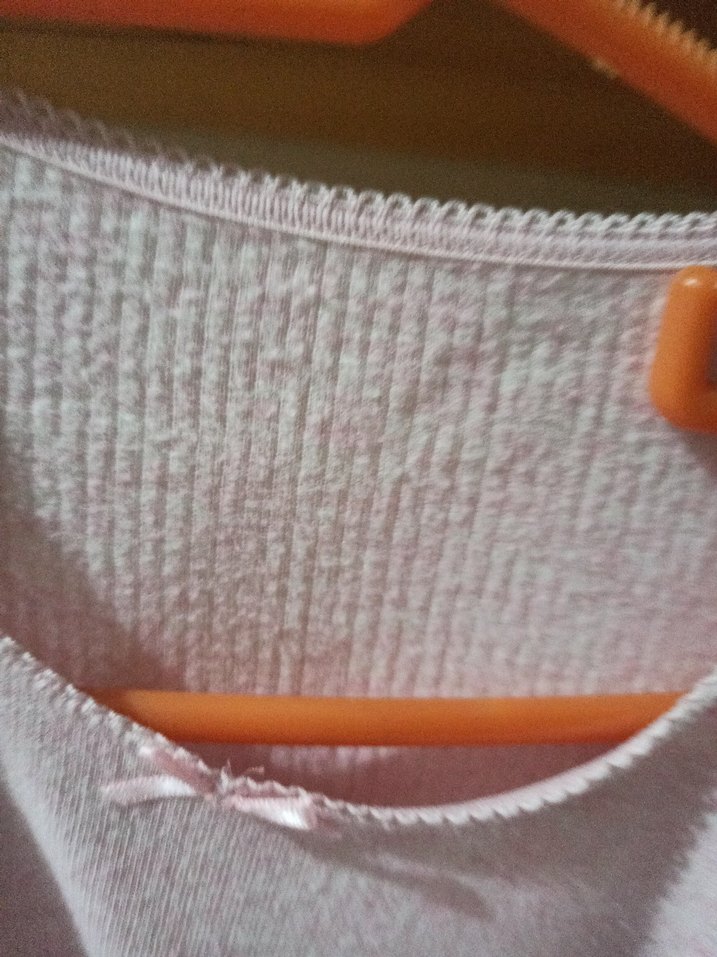 Pembe  çocuk yünlü içlik Uzun Kollu iclik - Görsel 3