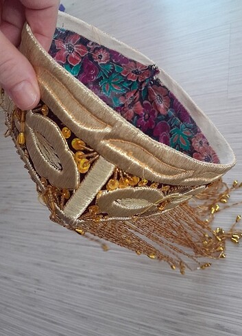 Diğer Boncuklu yaldız işlemeli şapka