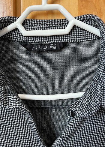 Düğmeli Gri tunik gömlek - Görsel 2