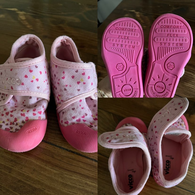 Kız Bebek İlk Adım Ayakkabısı Pembe vicco - Görsel 4