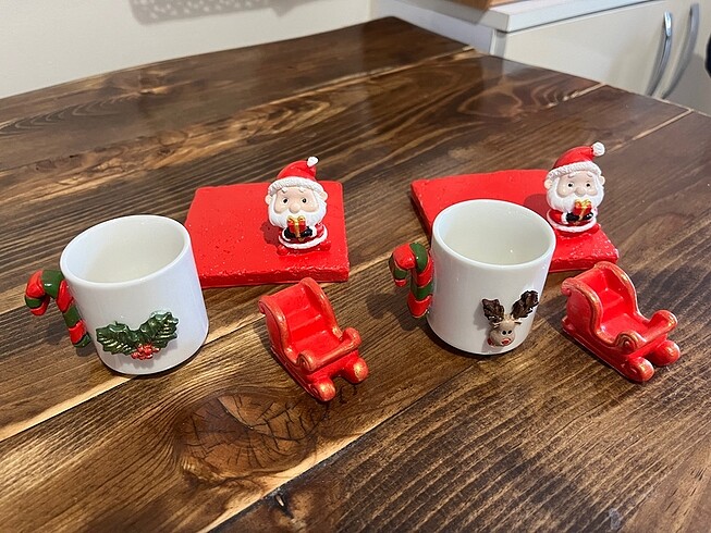 Noel baba fincan takımı - Görsel 3