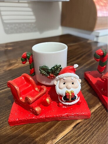 Noel baba fincan takımı - Görsel 2