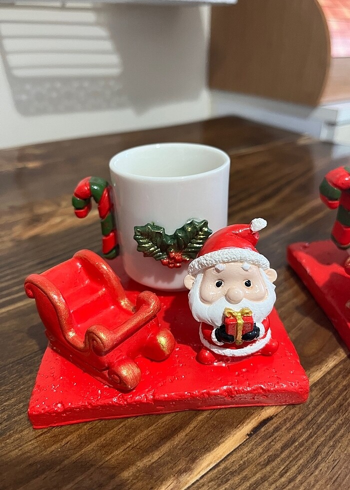 Noel baba fincan takımı - Görsel 2