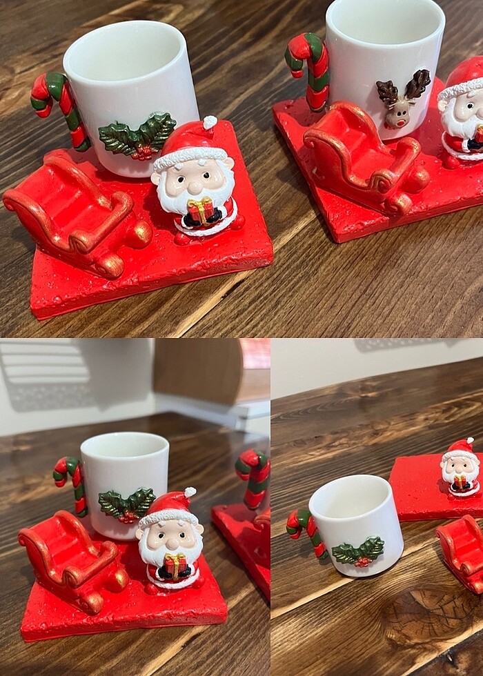 Noel baba fincan takımı - Görsel 4