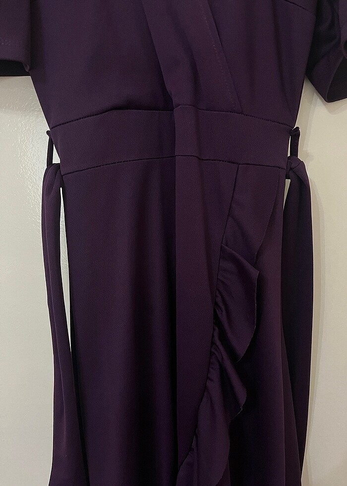 Kadın fırfırlı elbise - Görsel 4