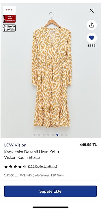 LCW kadın elbise