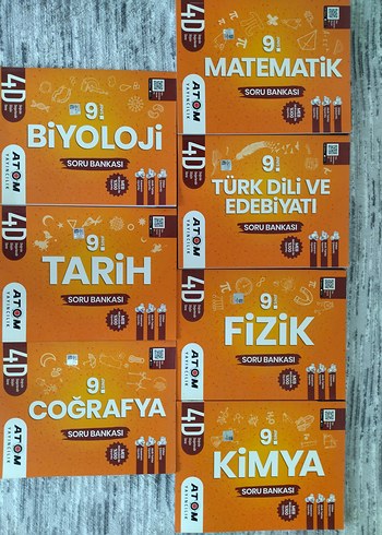9. Sınıf 4D Soru Bankası Seti - Atom