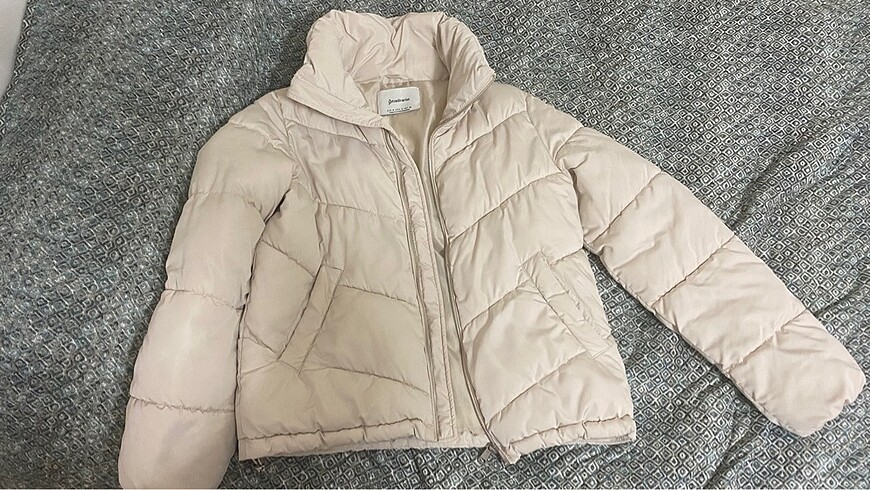 Stradivarius dik yaka mont