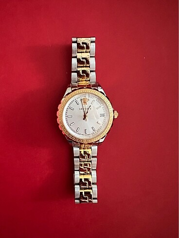  Beden altın Renk Versace saat