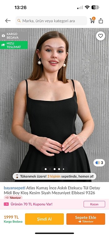 Hiç giryilmedi yenidir trendyolda fiyatı 1800 tl dir - Görsel 3