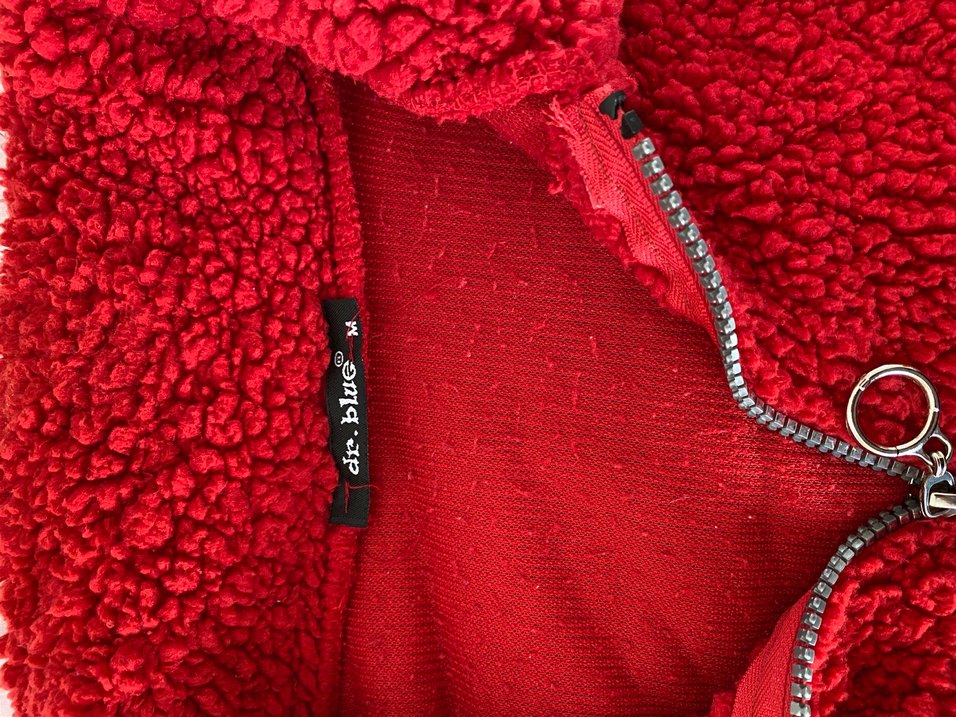 Kırmızı Kısa Kürklü Kadın Ceket - Görsel 3