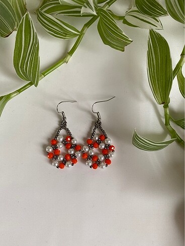 Kristal taş ve boncuk kolyeler - Görsel 13