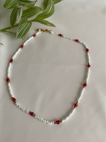 Kristal taş ve boncuk kolyeler - Görsel 20