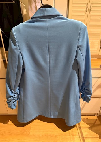 Her rengi mevcut Kadın Midi Blazer Ceket - Görsel 8