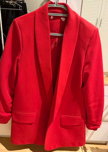 Her rengi mevcut Kadın Midi Blazer Ceket - Görsel 5