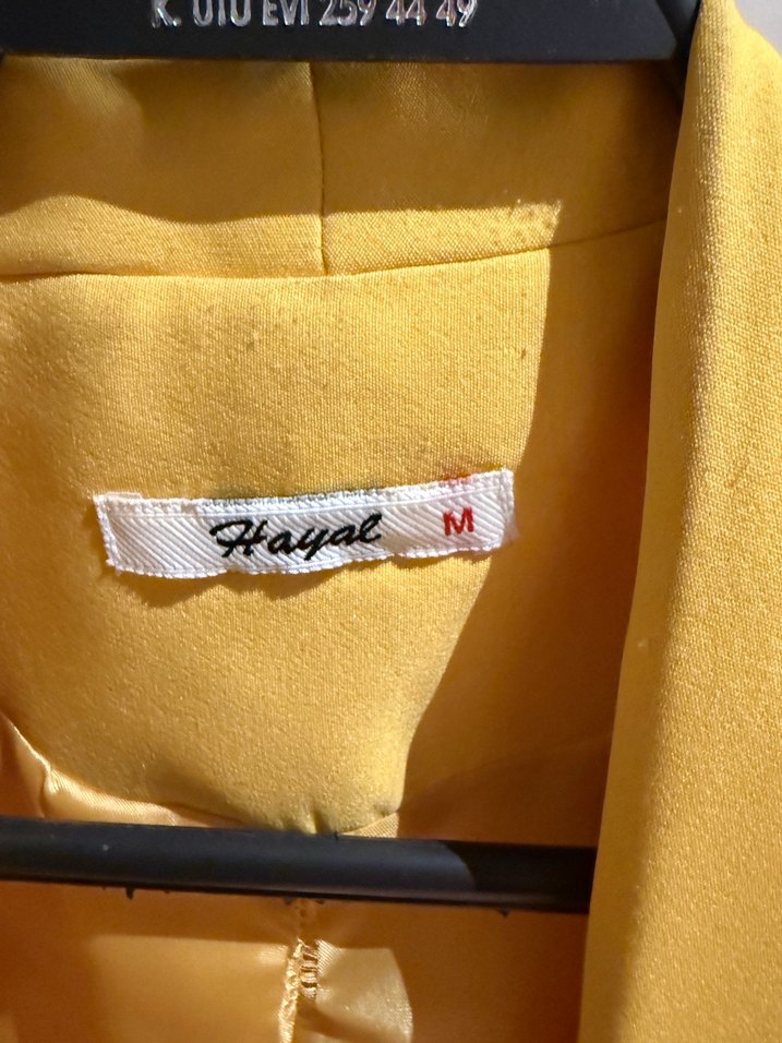 Her rengi mevcut Kadın Midi Blazer Ceket - Görsel 4