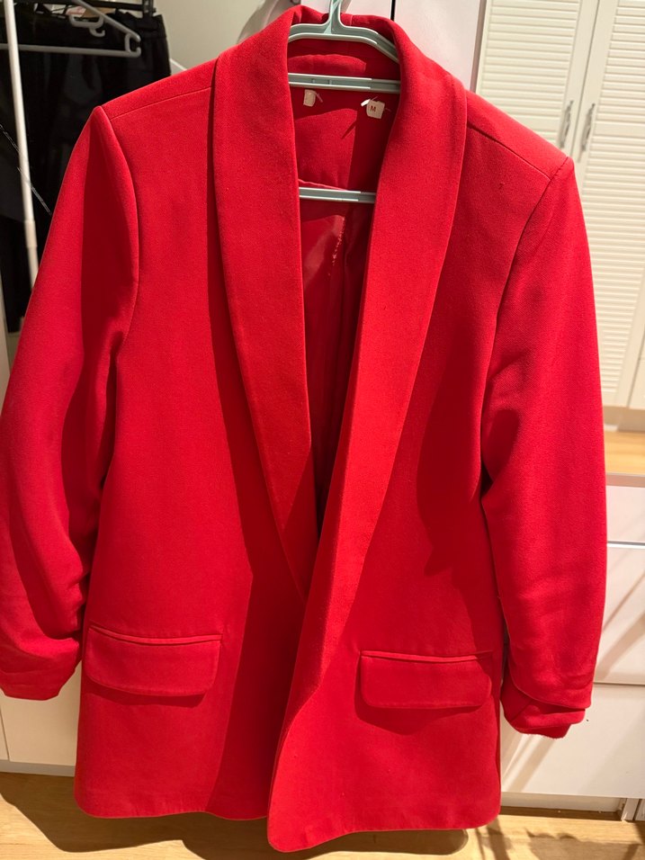 Her rengi mevcut Kadın Midi Blazer Ceket - Görsel 5