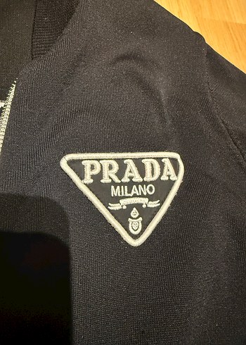 Prada Siyah Fermuarlı Ceket takım - Görsel 2