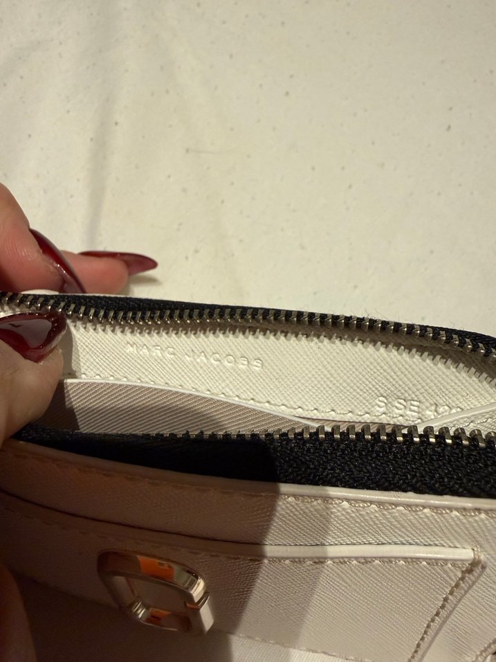 Orginal Beyaz Deri marc j - Görsel 3