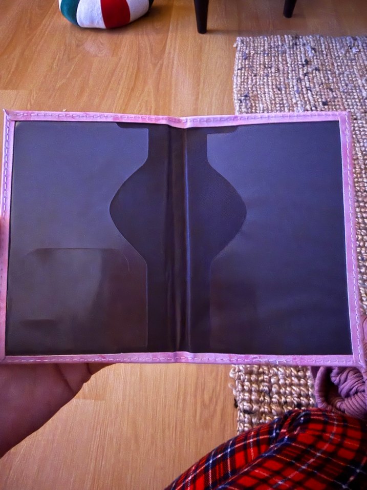 Fermuarlı Pembe Deri Bohem Kadın Cüzdanı - Görsel 2