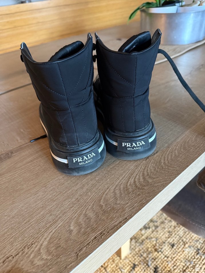 Prada Siyah  Spor Ayakkabı - Görsel 4