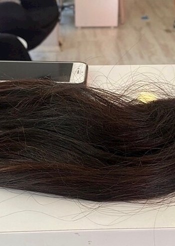 Kahverengi Püsküllü Kadın Saç Aksesuarı - Görsel 2