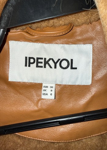 Kahverengi Kürklü Deri Kadın Ceket - Görsel 2