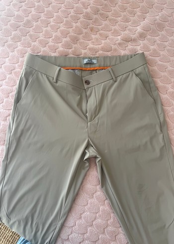 Hermes Bej Slim Fit Pantolon