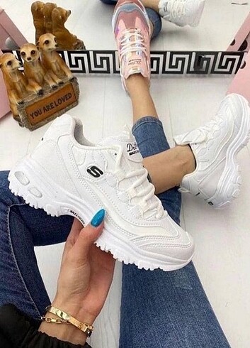 37 Beden beyaz Renk ???? Skechers D'lites 1
