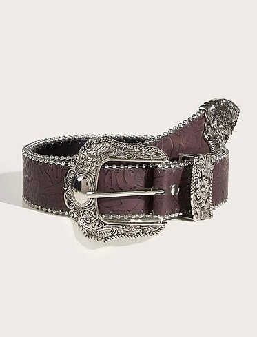 flower detail western belt