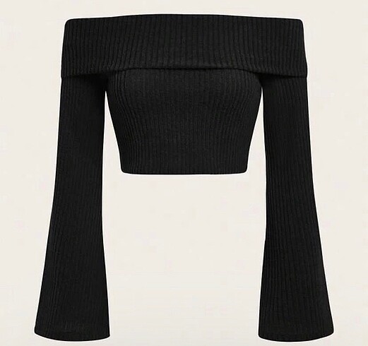 off shoulder crop tee