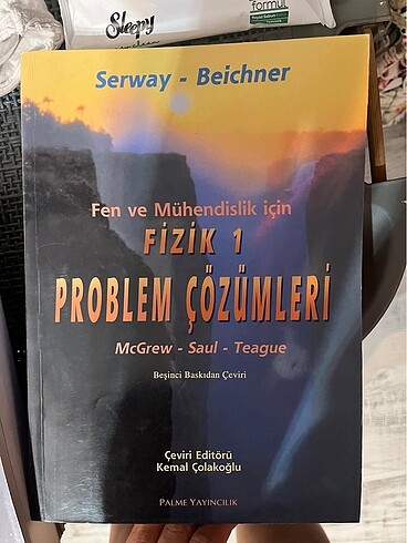  Beden Serway Fizik 1 kitabı ve problem çözümleri kitabı