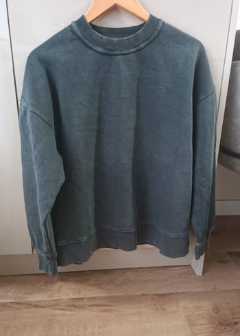 Zara soluk efektli antrasit Sweatshirt - Görsel 8