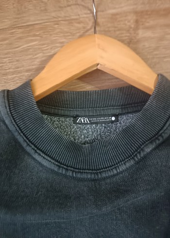 Zara soluk efektli antrasit Sweatshirt - Görsel 6