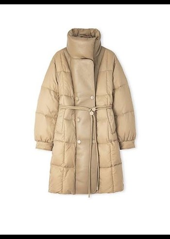 İpekyol Bej Uzun Kürklü Kadın Mont - Görsel 3