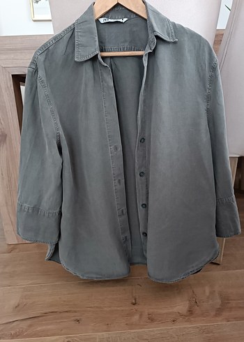 Zara Zara Keten karışımlı gomlek