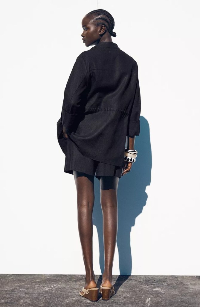 Zara safari gömlek - Görsel 4