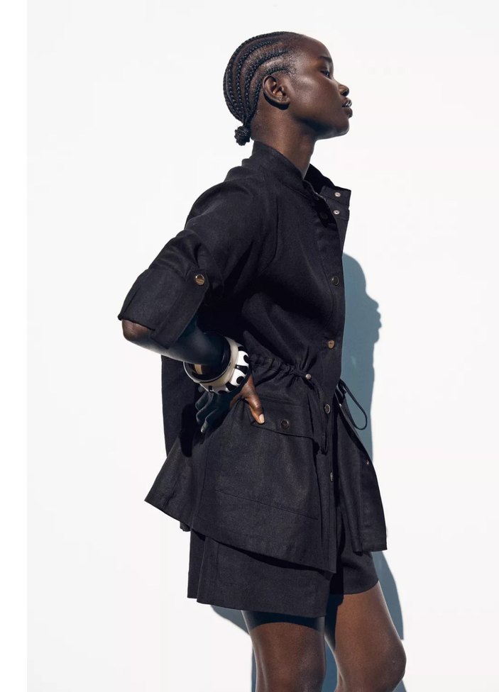 Zara safari gömlek - Görsel 3