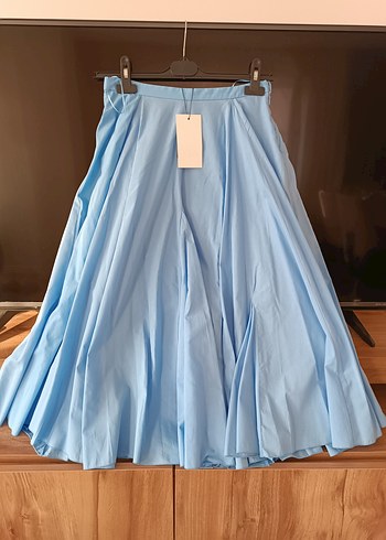 zara volanlı etek - Görsel 5