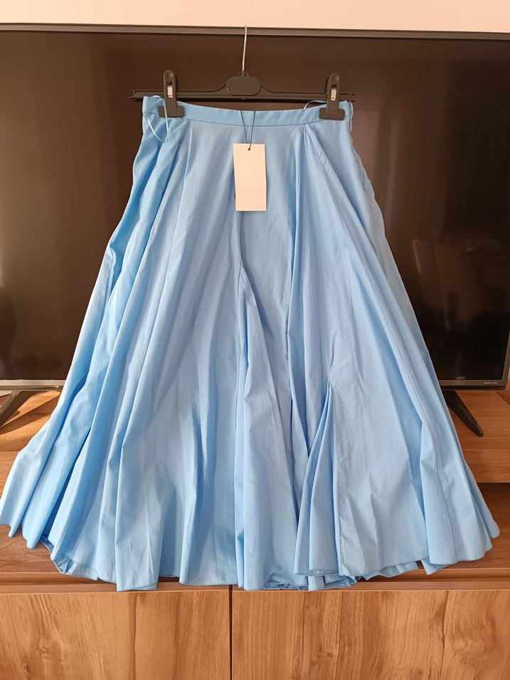 zara volanlı etek - Görsel 5