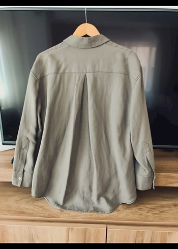 Zara  Keten Gömlek - Görsel 5