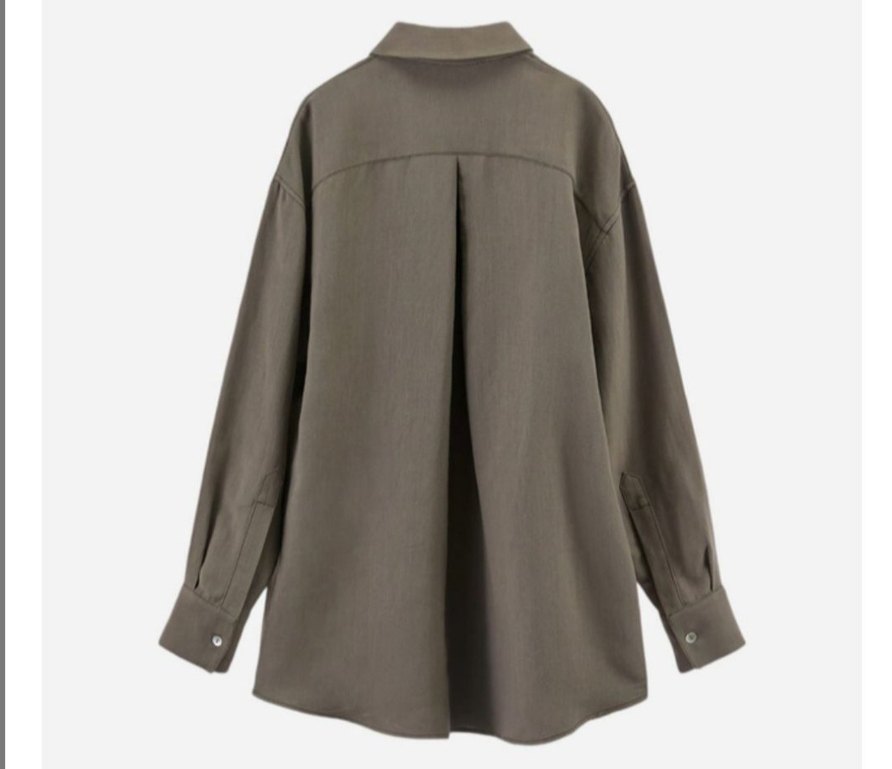 Zara  Keten Gömlek - Görsel 3