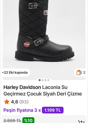 Harley çocuk çizme - Görsel 5